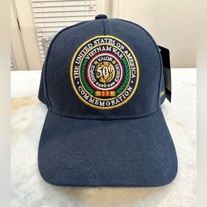 U.S. Veteran The USA Vietnam 🇻🇳 War 100% Polyester Cap 50th Anniversary Cap